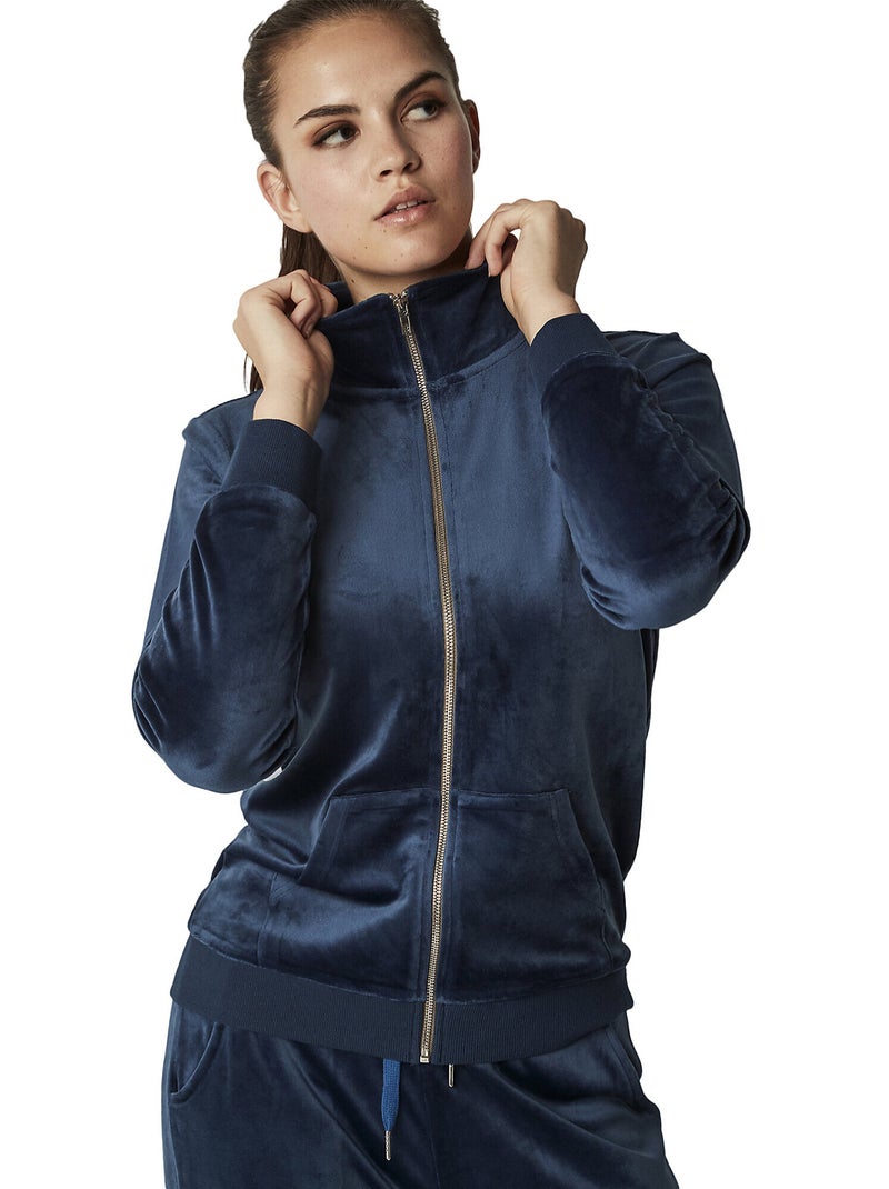 Tenue détente et pyjama pantalon veste zippée SPORTP90 Bleu - Kiabi