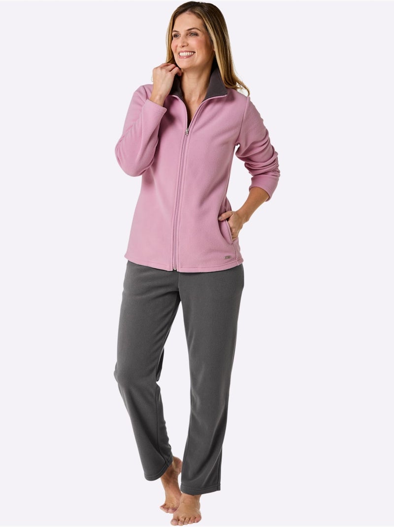 Tenue Détente Polaire Moelleuse - Taille Standard - Witt Rose - Kiabi