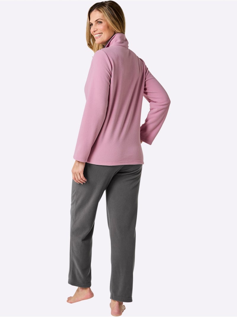 Tenue Détente Polaire Moelleuse - Taille Standard - Witt Rose - Kiabi