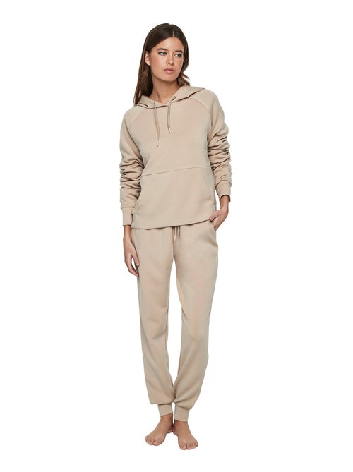 Tenue détente pyjama pantalon top à capuche P104 COZY CHIC - Kiabi