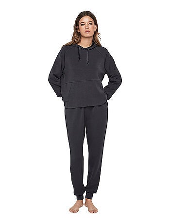 Tenue détente pyjama pantalon top à capuche P104 COZY CHIC