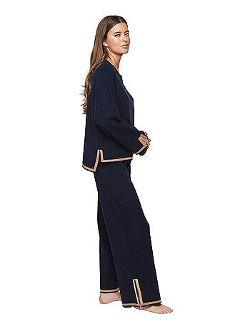 Tenue détente pyjama pantalon top P113 WINTER WONDERLAND
