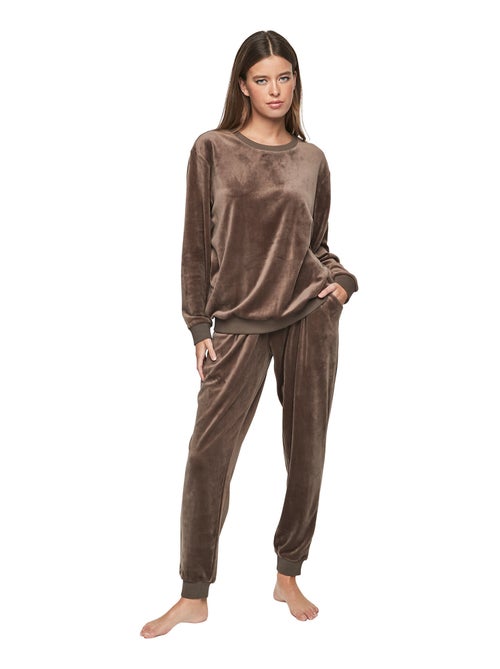 Tenue détente pyjama pantalon top P115 SPORT - Kiabi