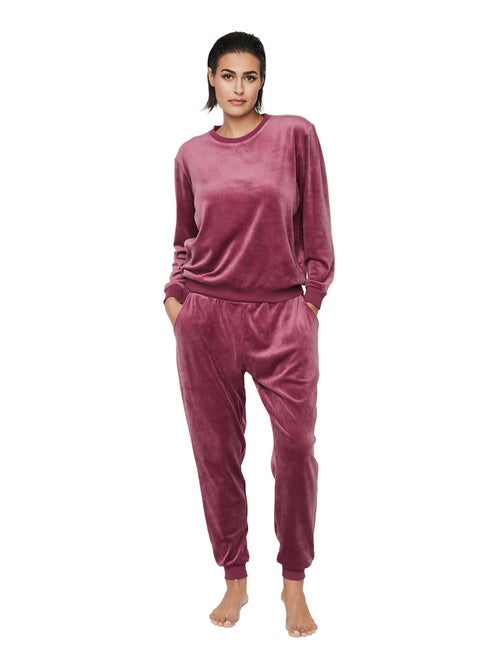 Tenue détente pyjama pantalon top P115 SPORT - Kiabi