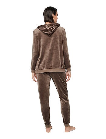 Tenue détente pyjama pantalon veste zippée à capuche P115 SPORT