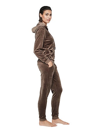 Tenue détente pyjama pantalon veste zippée à capuche P115 SPORT