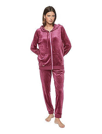 Tenue détente pyjama pantalon veste zippée à capuche P115 SPORT