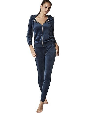Tenue détente pyjama pantalon veste zippée capuche SPORTP90