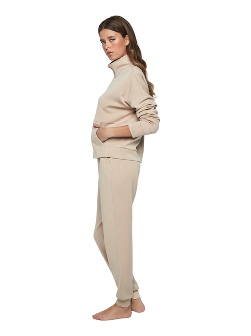 Tenue détente pyjama pantalon veste zippée P104 COZY CHIC - Kiabi