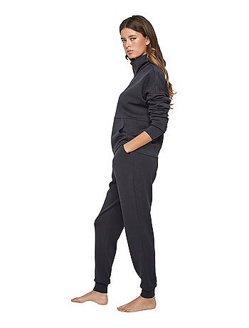 Tenue détente pyjama pantalon veste zippée P104 COZY CHIC