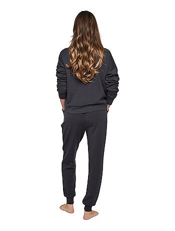 Tenue détente pyjama pantalon veste zippée P104 COZY CHIC