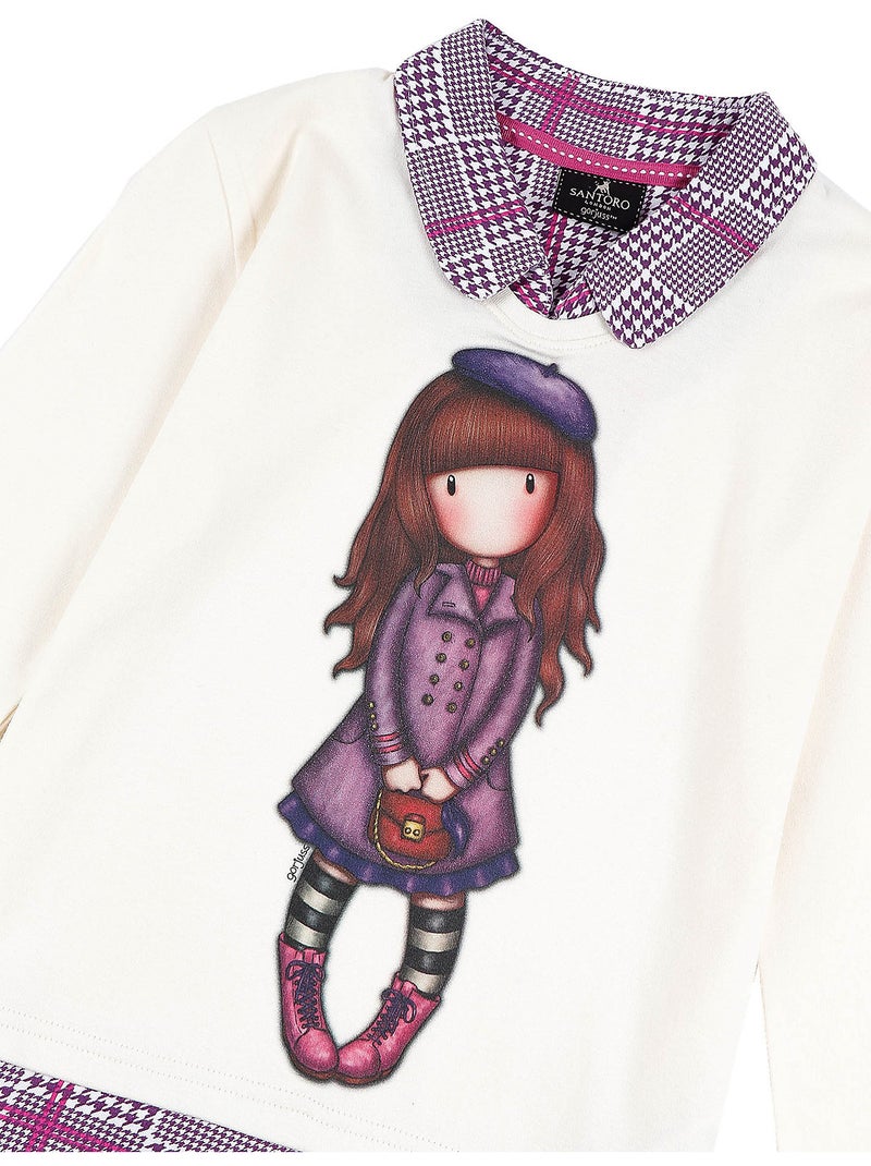 Tenue d'intérieur pyjama pantalon et haut Le Beret Santoro Ecru - Kiabi