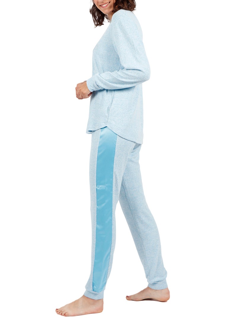 Tenue d'intérieur pyjama pantalon Sleep Bleu - Kiabi