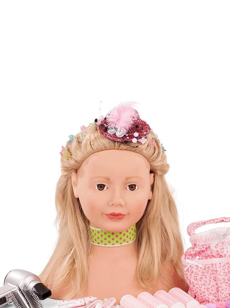 Tête à coiffer blonde Lollipop N/A - Kiabi