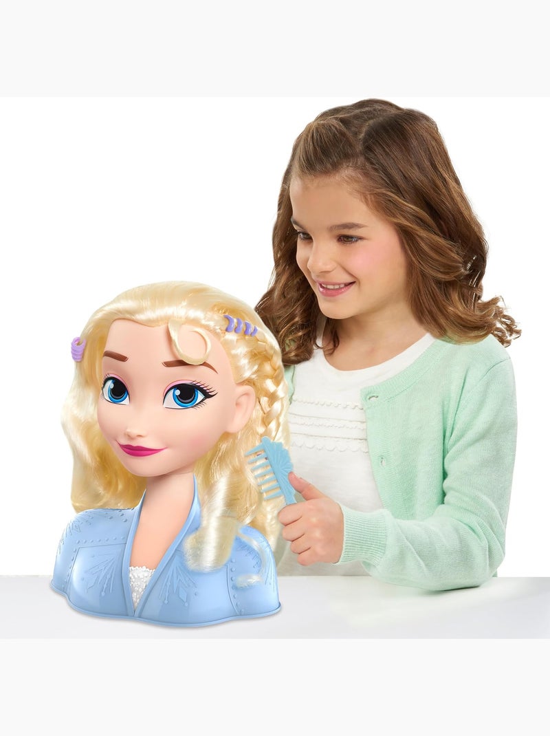 Tête à Coiffer Elsa - Disney Princess Multicolore - Kiabi