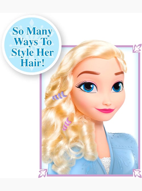 Tête à Coiffer Elsa - Disney Princess - Kiabi