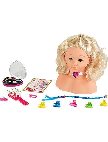 Tête à coiffer et à maquiller 25 cm Princess Coralie - Jeu d'imitation