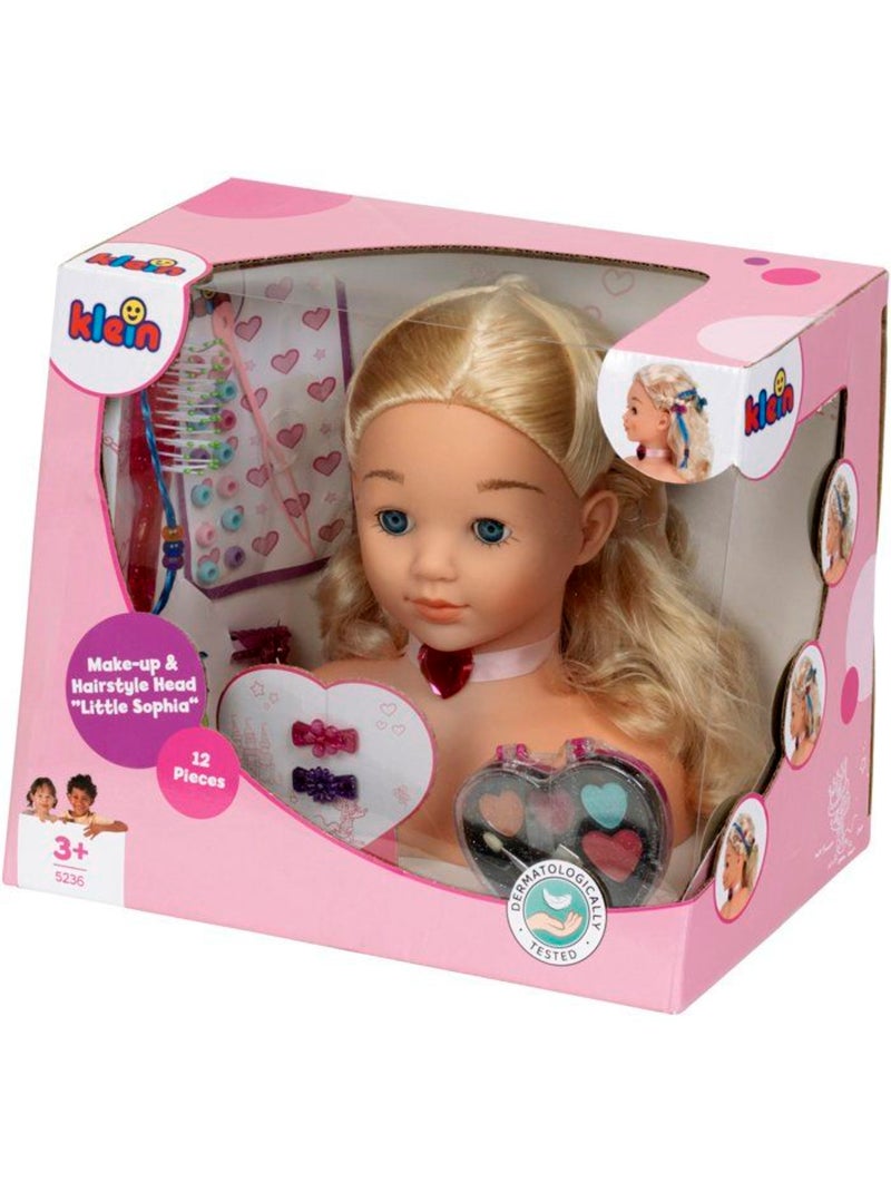 Tête à coiffer et à maquiller 25 cm Princess Coralie - Jeu d'imitation Multicolore - Kiabi