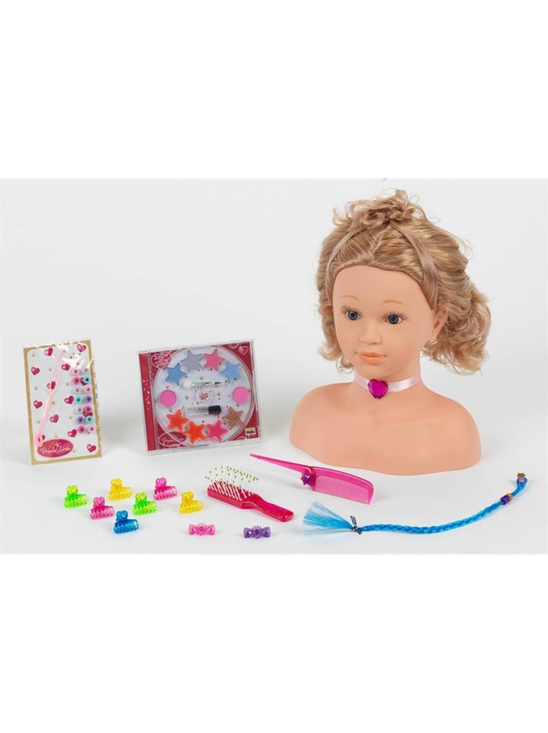 Tête à coiffer et à maquiller de 33 cm Multicolore - Kiabi
