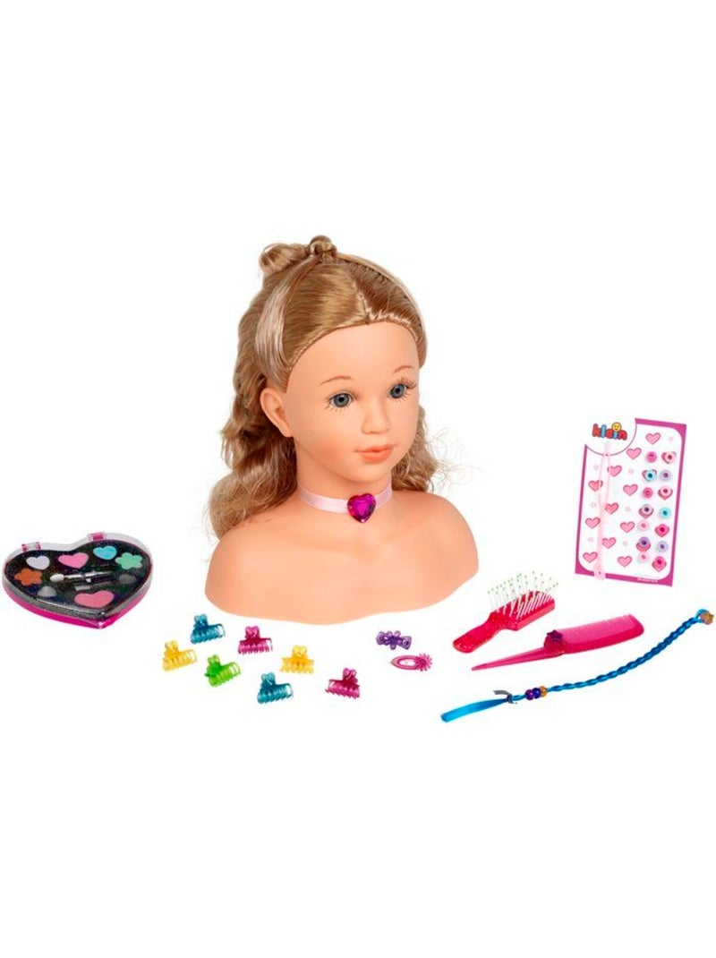Tête à coiffer et à maquiller de 33 cm Multicolore - Kiabi