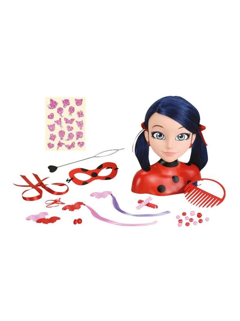 Tête à Coiffer Ladybug Miraculous - Bandai Multicolore - Kiabi