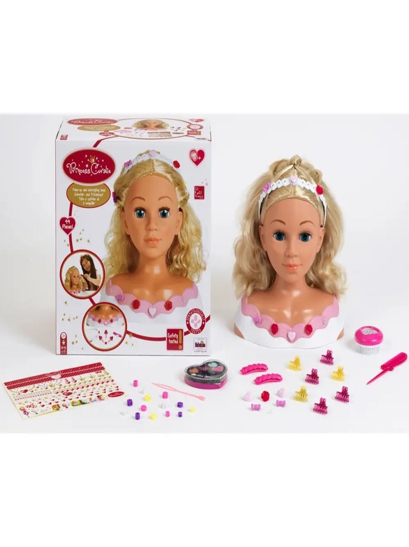Tête à coiffer Princesse Coralie Rose Multicolore - Kiabi