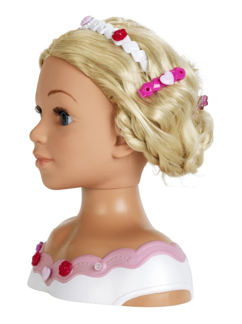 Tête à coiffer Princesse Coralie "Rose" Rose - Kiabi