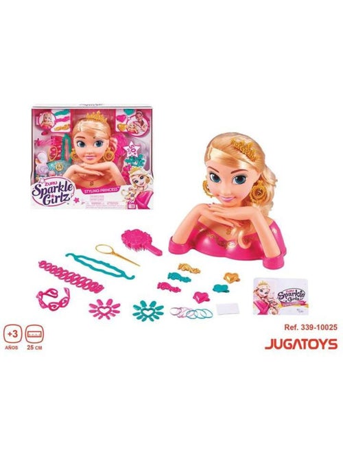 Tête à Coiffer Sparkle Girlz - Zuru - Kiabi Tête à Coiffer Sparkle Girlz - Zuru - Kiabi