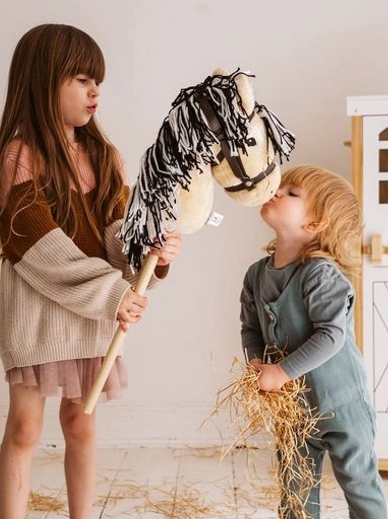 Tête de cheval à chevaucher Beige - Kiabi