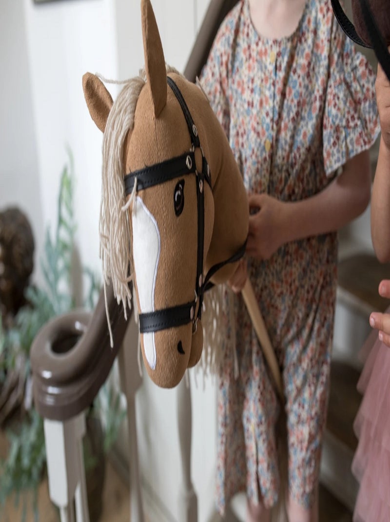 Tête de cheval à chevaucher Beige - Kiabi