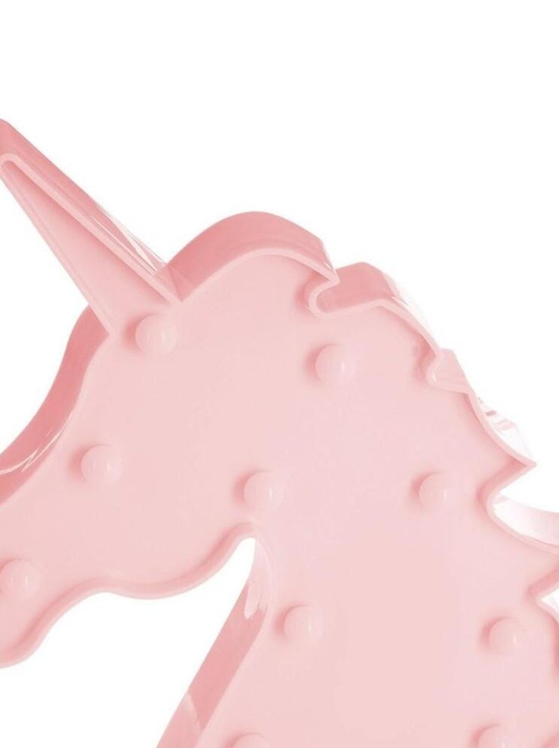Tête de licorne LED rose Rose - Kiabi