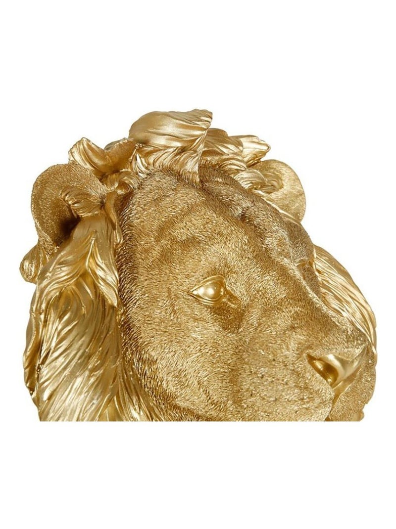 Tête de lion résine doré Doré/or - Kiabi