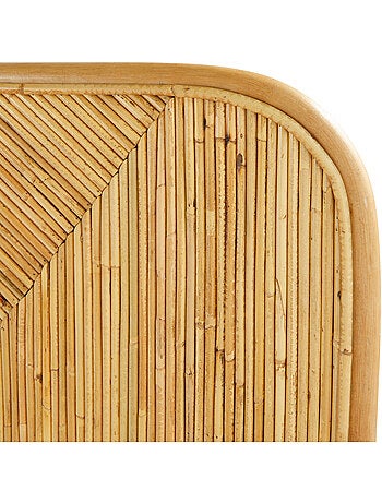 Tête de lit 160cm en rotin motifs géométriques TANAE
