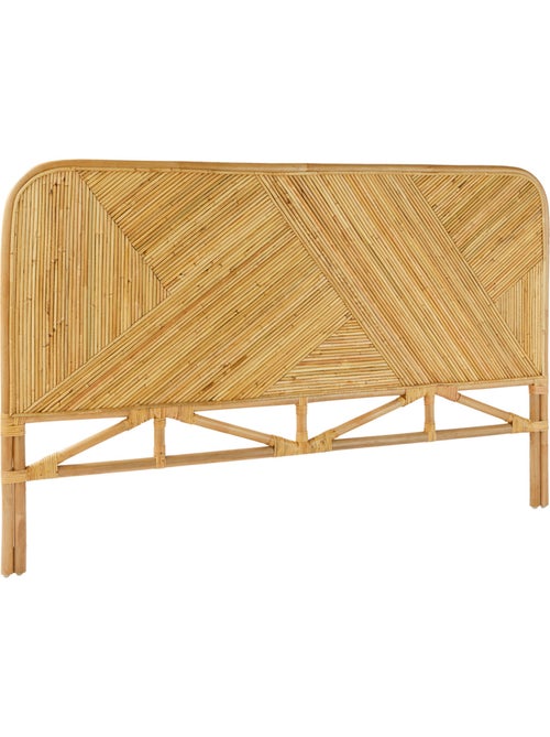 Tête de lit 160cm en rotin motifs géométriques TANAE - Kiabi Tête de lit 160cm en rotin motifs géométriques TANAE - Kiabi