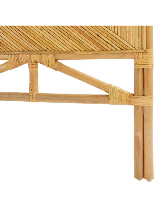 Tête de lit 160cm en rotin motifs géométriques TANAE - Kiabi Tête de lit 160cm en rotin motifs géométriques TANAE - Kiabi