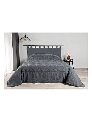 Tête de lit à pattes en 100% lin