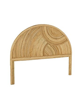 Tête de lit bohème rotin naturel baya
