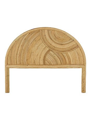 Tête de lit bohème rotin naturel baya