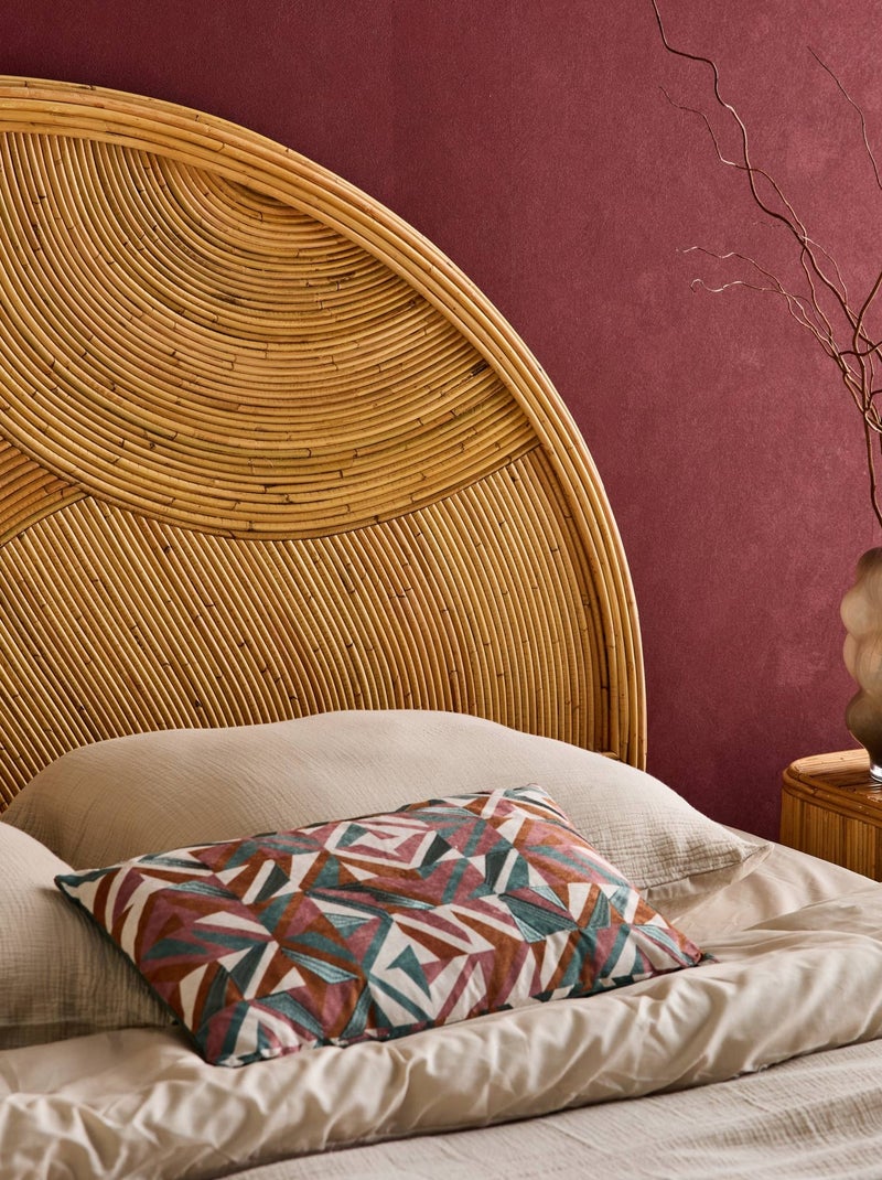Tête de lit bohème rotin naturel Baya Bois naturel - Kiabi