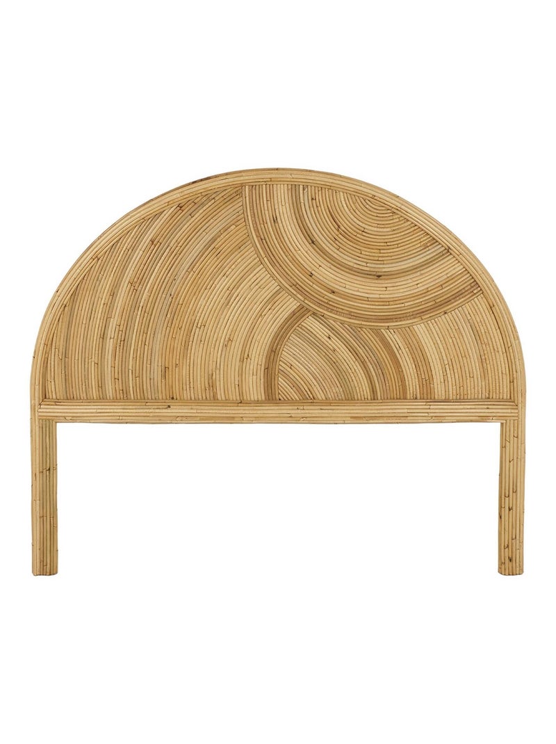 Tête de lit bohème rotin naturel Baya Bois naturel - Kiabi
