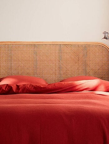 Tête de lit bohème rotin naturel et cannage Sumatra