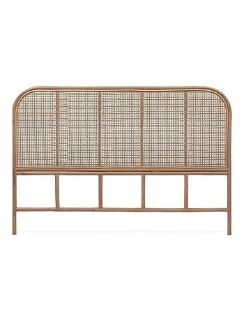 Tête de lit bohème rotin naturel et cannage Sumatra