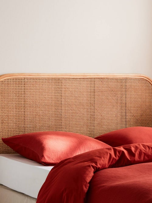 Tête de lit bohème rotin naturel et cannage Sumatra - Kiabi