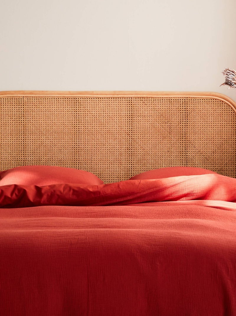 Tête de lit bohème rotin naturel et cannage Sumatra Bois naturel - Kiabi