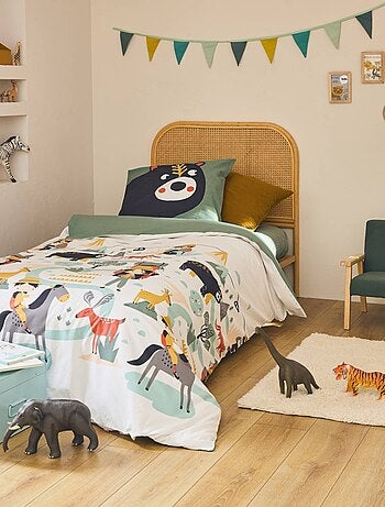 Tête de lit bohème rotin naturel et cannage Sumatra