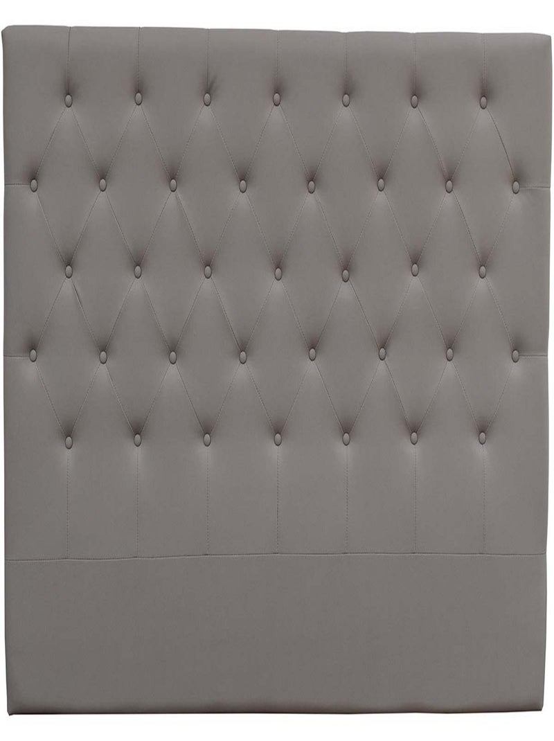 Tête de lit capitonnée "Déco" Gris - Kiabi