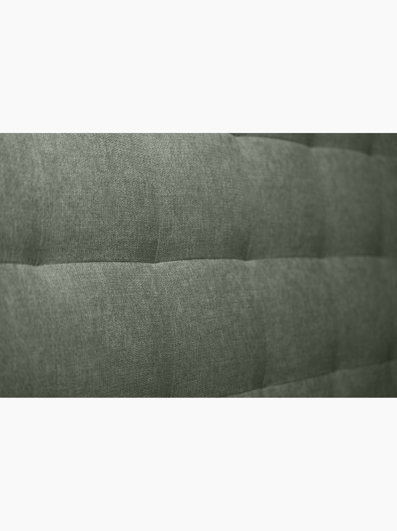 Tete de lit Capitonnée Tissu Vert kaki - Kiabi