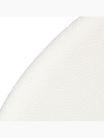 Tête de lit en bouclette forme demi-lune lit 160cm MASINA