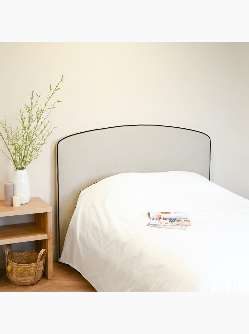 Tête de lit en tissu ronda - someo Beige - Kiabi