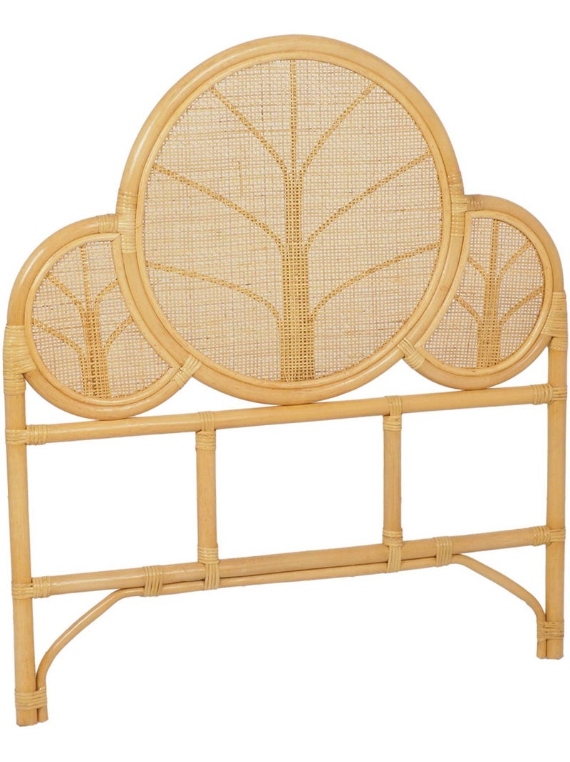 Tête de lit exotique rotin chambre enfant 90 x 100 cm Lior Marron - Kiabi